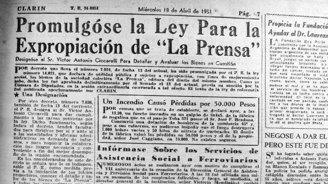 Expropiación diario La Prensa