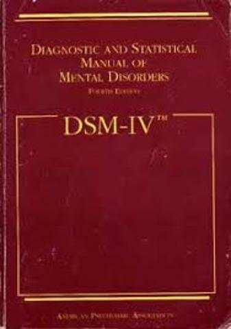 Manual Estadístico de Trastornos Mentales.