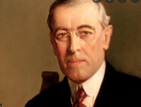 Woodrow Wilson (1856-1924) elected U.S. president