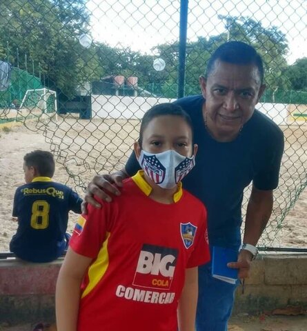 Con  el Crack Ivan  Rene Valenciano