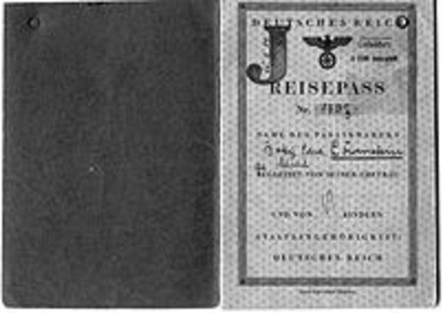 Passports marked with J