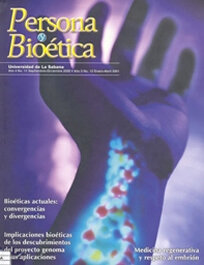 1997 (COLOMBIA): Creación de la Revista Bioética Y persona, (Universidad de la Sabana) bajo la dirección del Médico Pablo Arango R.