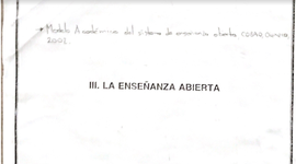 Timeline: Antecedente de la Educación Abierta y a Distancia.