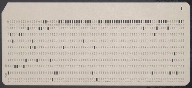 La tarjeta perforada