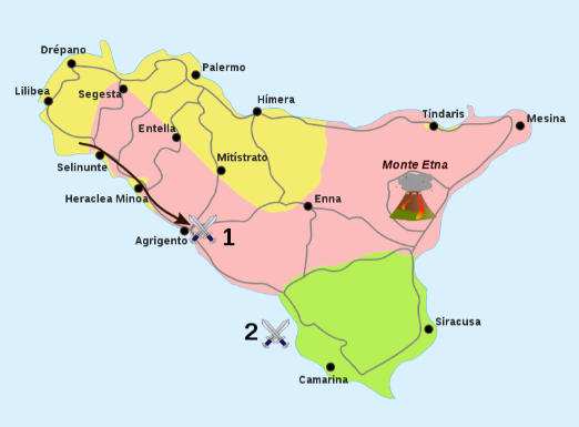 Desenllaç Primera Guerra Púnica.