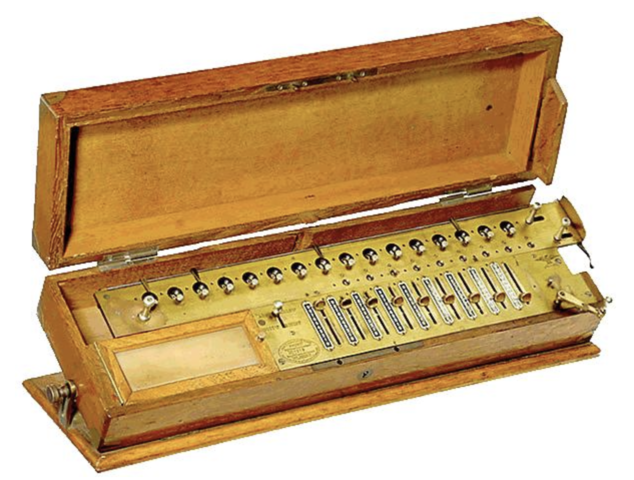 Aritmómetro o calculadora mecánica