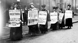 Timeline: THE SUFFAGETTES: A HISTORY OF THE STRUGGLE FOR THE WOMEN'S VOTE RIGHT.