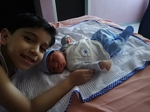 Nacimiento de mi hermanito