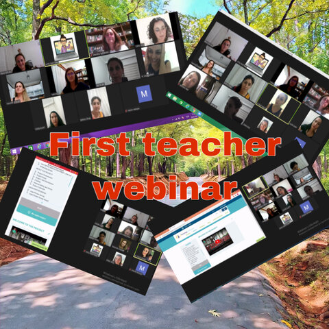 Our first teacher webinar