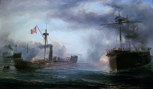 El combate naval de Chipana
