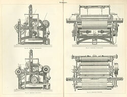 Primer telar mecánico a vapor de Edmund Cartwright