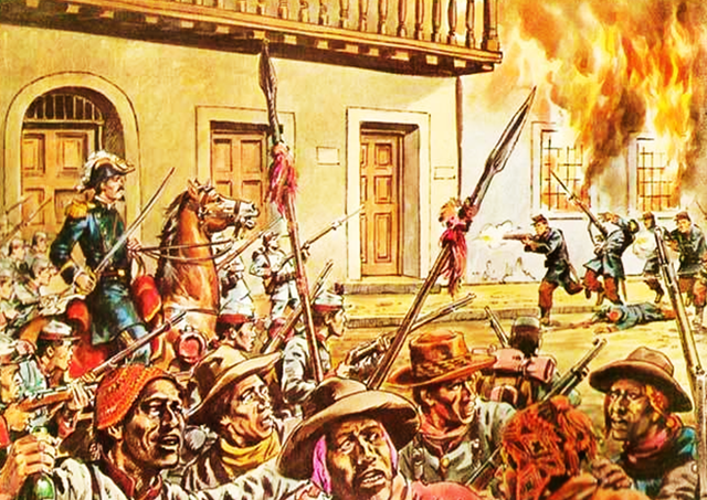 Ataque fallido de las montoneras peruanas a la guarnición de La Oroya.