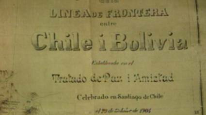 Tratado de tregua entre las repúblicas de Chile y Bolivia.