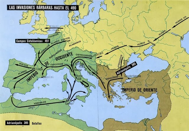 Invasions bàrbares a la Península