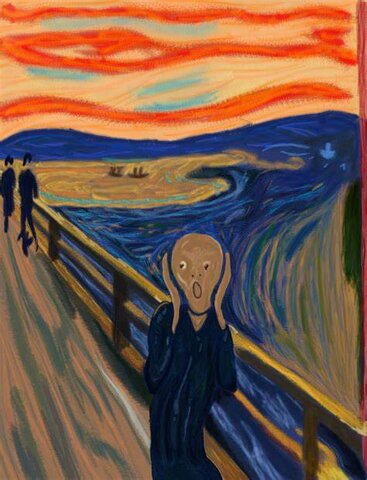El grito  de Edvard Munch