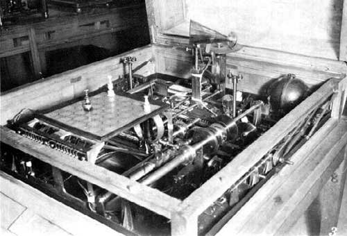 Leonardo Torres Quevedo builds the chess player