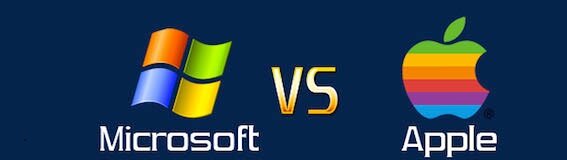 Creación de Apple y Micrsoft