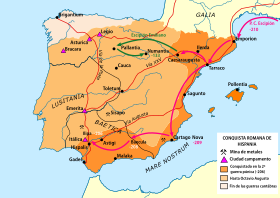 Els romans entren a Espanya