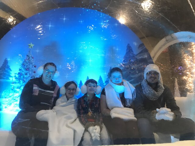 Je suis aller au "Taz" avec ma famille