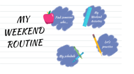 Timeline: WEEKEND ROUTINW