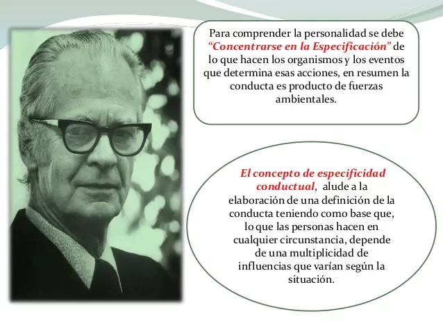 TEORÍA CONDUCTAL DE LA PERSONALIDAD