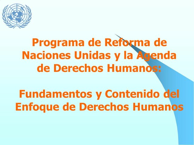 Programa de reforma de los DUDH por la ONU.