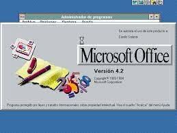1994 Microsoft Office 4.2 – Español