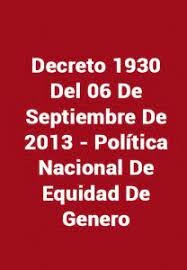 Decreto 1930 del 2013.