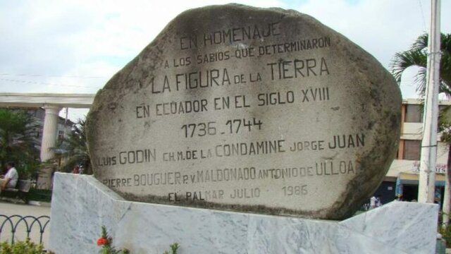 Llegada de misión Geodésica Francesa