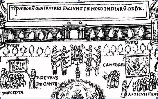 Centros de enseñanza para hijos de caciques e indios principales