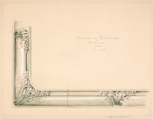 Projet de plafond pour la maison Houel à Lunéville