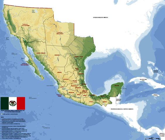 THE MEXICAN TERRITORY OF TEXAS BECOMES A REPUBLIC
