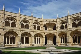 Claustru del Monasteriu de los Jerónimos de Belém