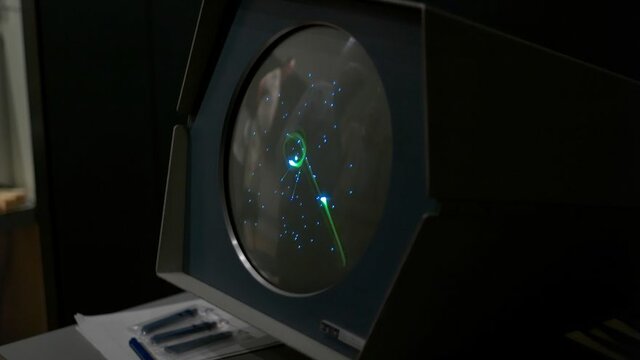 Un dos primeiros videoxogos (Spacewar!)