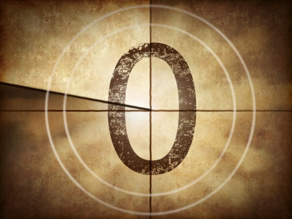 Aparece el símbolo 0 (cero)