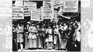 Beginning of feminist labor movements