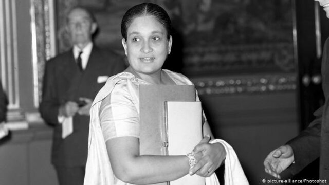 FIRST WOMAN HEAD OF A GOVERNMENT