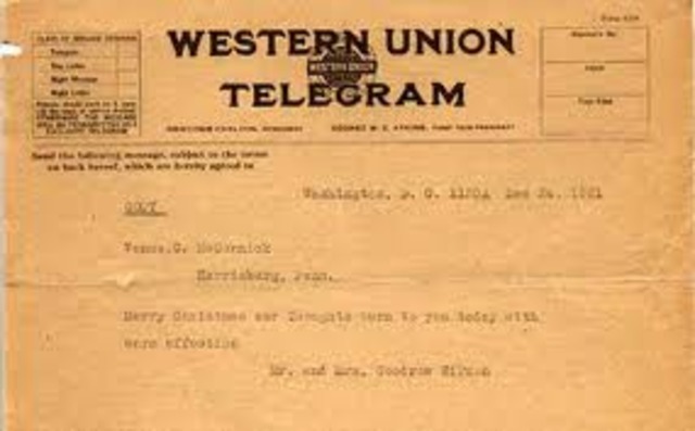 Reinhard Heinrich sends telegram