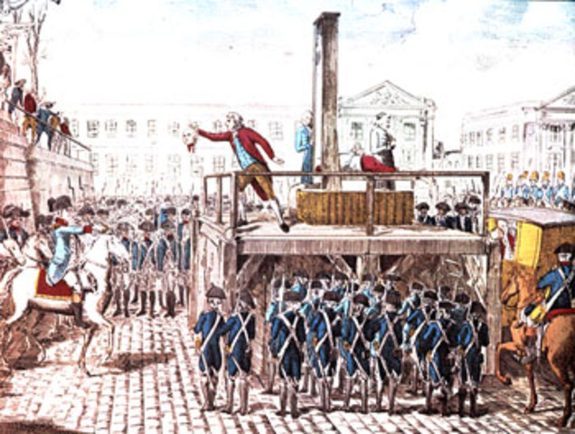 Louis XVI executed
