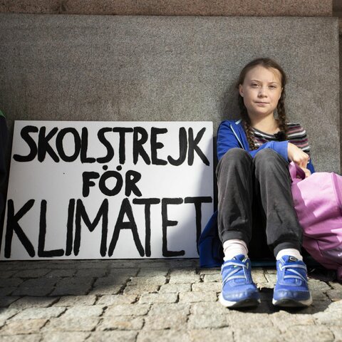 Primera vaga escolar per el canvi climatic (Climatic)