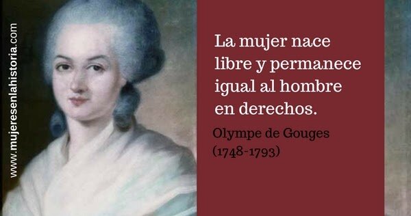 Nace Olympe de Gouges