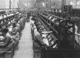 Women take on new jobs.