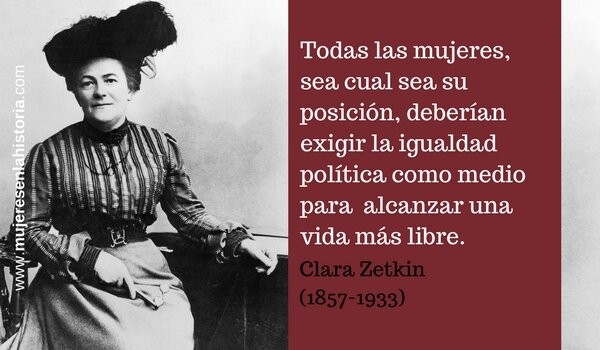 Nace Clara Zetkin