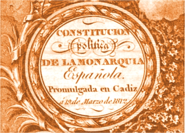 Primera Constitución de España (La Pepa).
