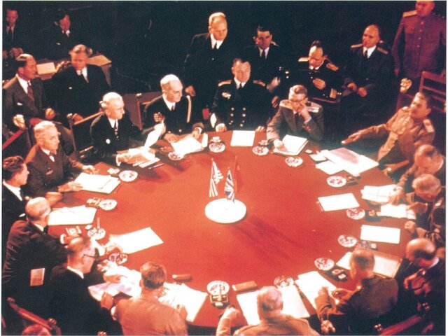 TEMAS PRINCIPALES EN LA REUNION DE YALTA, (CRIMEA).