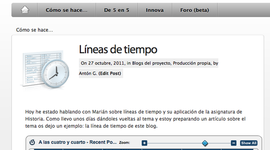 Timeline: La historia de los blogs del IES Marismas