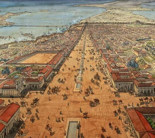 Alexander founds Alexandria in Egypt