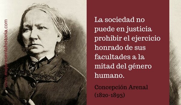 Nace Concepción Arenal