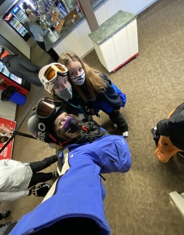 Yo fui esquí por primera ves.