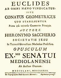 Giovanni Gerolamo Saccheri (1667 - 1733)